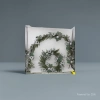 Sote Christmas wreath ring Christmas decoration Santa Claus Christmas wreath Vine decoration Specification image